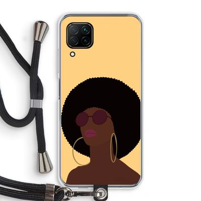 Golden hour: Huawei P40 Lite Transparant Hoesje met koord