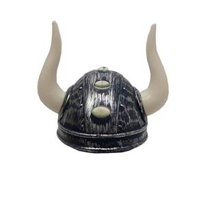 Viking verkleed helm met hoorns - Carnaval verkleed hoeden - volwassenen