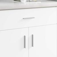 Handvat Effen 828 pcs Zilver 105.7 x 7.4 x 15.5 mm Aluminium