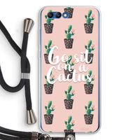 Cactus quote: Honor 10 Transparant Hoesje met koord