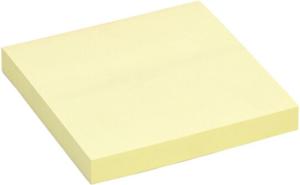 Quantore memoblok 76 x 76 mm geel (100 vel)