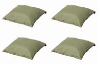 Kussen 60x60 salie piping Panama salie (4 stuks) Madison - Madison