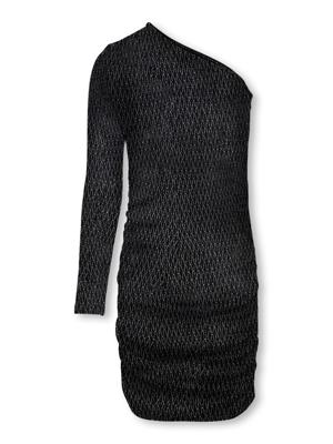 Kids ONLY winter jurk meisjes - zwart - KogQueen - regular fit, glitter