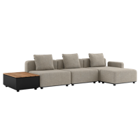 Cobana Lounge Sofa - 3 seater w/ Patio Storage Table
