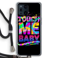 Touch Me: Oppo Find X3 Pro Transparant Hoesje met koord