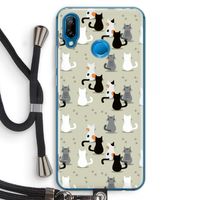 Katten: Huawei P20 Lite Transparant Hoesje met koord Katten: Huawei P20 Lite Transparant Hoesje met koord