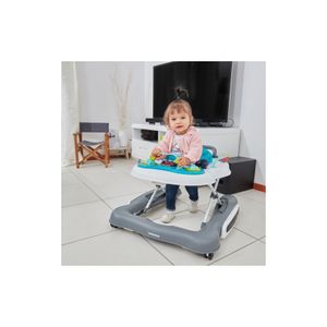 BabyMoov 5-in-1 progressive baby walker and push toy babyloopstoel Blauw, Grijs, Wit