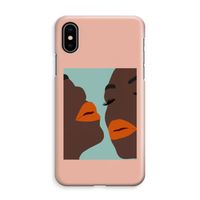 Orange lips: iPhone XS Max Volledig Geprint Hoesje