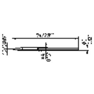 Ersa 212 CD LF Soldeerpunt Beitelvorm Grootte soldeerpunt 1 mm Inhoud: 1 stuk(s)