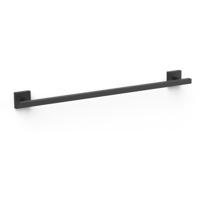 Handdoek houder Cuadro | Wandmontage | 40 cm | Enkel houder | Zwart mat