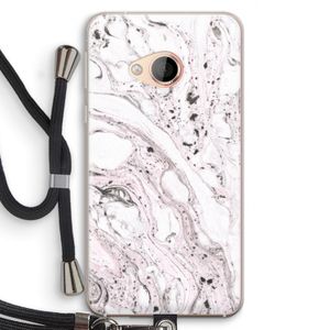 Mengelmoes: HTC U Play Transparant Hoesje met koord