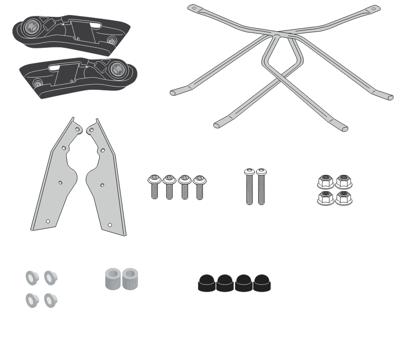 GIVI TR Remove-X Zadeltashouders, Motorspecifieke bagage, TR2171