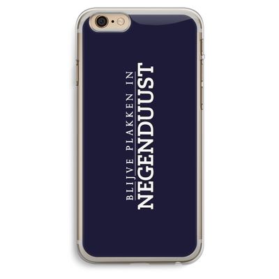 Blijve plakken in Negenduust: iPhone 6 Plus / 6S Plus Transparant Hoesje