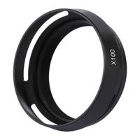 49mm metaal ontlucht zonnekap voor Fujifilm X100(Black)