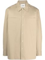 Jil Sander Katoenen overhemd - Beige - thumbnail