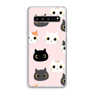 Katten: Samsung Galaxy S10 5G Transparant Hoesje