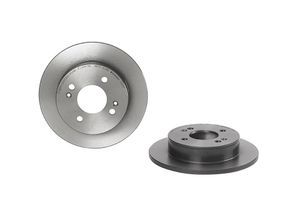 Remschijf COATED DISC LINE BREMBO, Remschijftype: Massief, u.a. fÃ¼r Hyundai