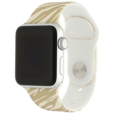 Apple Watch Print Sport Band - Zebra Bruin - 44, 45, 46 & 49mm Apple Watch Print Sport Band - Zebra Bruin - 44, 45, 46 & 49mm