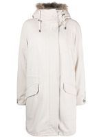 Yves Salomon parka à capuche détachable - Tons neutres