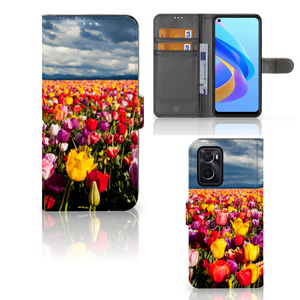 OPPO A76 | A96 Hoesje Tulpen