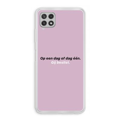 gij beslist: Samsung Galaxy A22 4G Transparant Hoesje