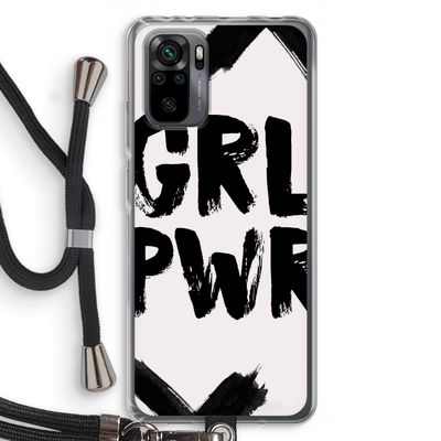 Girl Power #2: Xiaomi Redmi Note 10 Pro Transparant Hoesje met koord