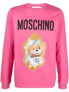 Moschino sweat à imprimé Teddy Bear - Rose