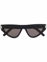 Saint Laurent Eyewear lunettes de soleil teintées à monture papillon - Noir