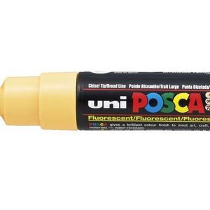 Uni-Ball uni POSCA PC-8K markeerstift 1 stuk(s) Beitelvormige punt Oranje