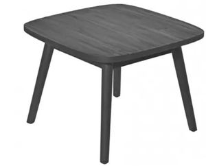 Lennon bijzet tafel 60x60x45 cm teak charcoal finish - Max&Luuk