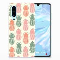 Huawei P30 | Siliconen Case | Ananas
