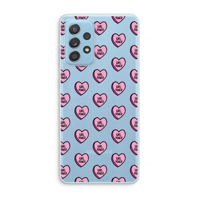 GIRL POWER: Samsung Galaxy A73 Transparant Hoesje
