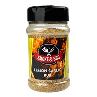 Smoke&BBQ Lemon Garlic Rub - Strooibus 230 gram - thumbnail