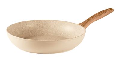 Sambonet Koekenpan Rock &apos;n&apos; Rose - Creme - ø 24 cm - standaard anti-aanbaklaag