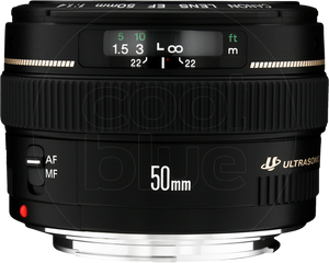 Canon EF 50mm 1:1,4 USM SLR Standaardlens Zwart