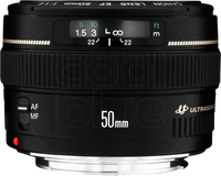 Canon EF 50mm 1:1,4 USM SLR Standaardlens Zwart - thumbnail