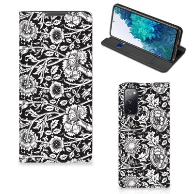 Samsung Galaxy S20 FE Smart Cover Black Flowers