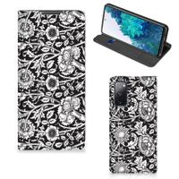 Samsung Galaxy S20 FE Smart Cover Black Flowers