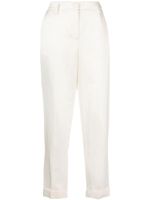 P.A.R.O.S.H. pantalon à fini satiné - Blanc