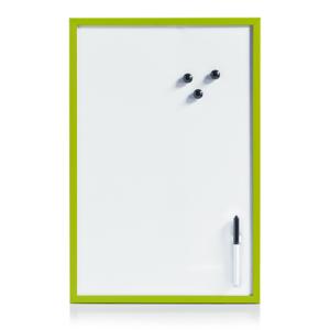 Zeller Whiteboard - magnetisch - 40 x 60 cm - incl. marker en magneten - memobord - groen