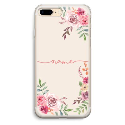 Rozen: iPhone 7 Plus Transparant Hoesje