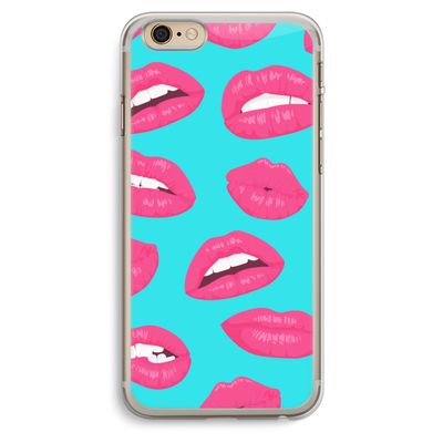 Bite my lip: iPhone 6 Plus / 6S Plus Transparant Hoesje