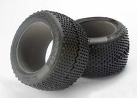 Tires, response racing 3.8" (soft-compound, narrow profile, short knobby design)/ foam inserts (2)