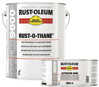 rust-oleum rust-o-thane 9600 hoogglans ral 9010 zuiverwit set 5 ltr