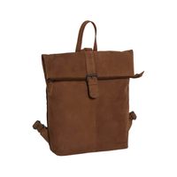 Daniel Ray Leather Rolltop Rugzak 15.6'' Arvada Cognac