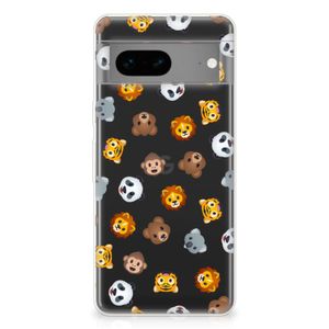 TPU bumper voor Google Pixel 7 Dieren Emojis