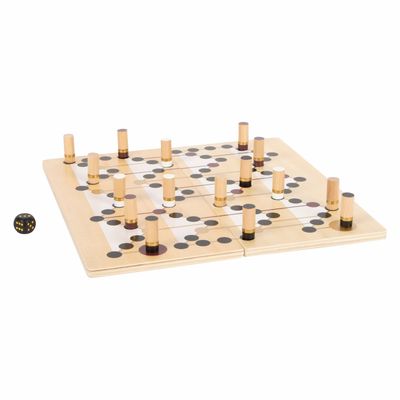 Small Foot slangen en ladders bordspel gouden editie