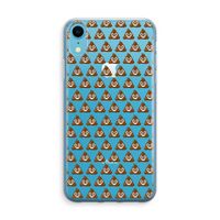 Poop emoji: iPhone XR Transparant Hoesje