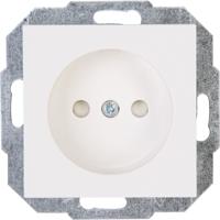 KOPP Athenis HK07 Inbouw Stopcontact Enkelvoudig Wit Kinderbeveiliging