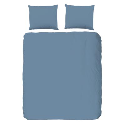 Dekbedovertrek Katoen - Eenpersoons (140x220 cm) - Wit/ Blauw/ Taupe/ Roze/ Zand Katoen-satijn - Dessin: Effen - HIP - Dekbed-Discounter.nl